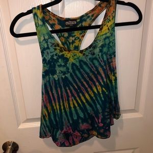 Tie die tank top